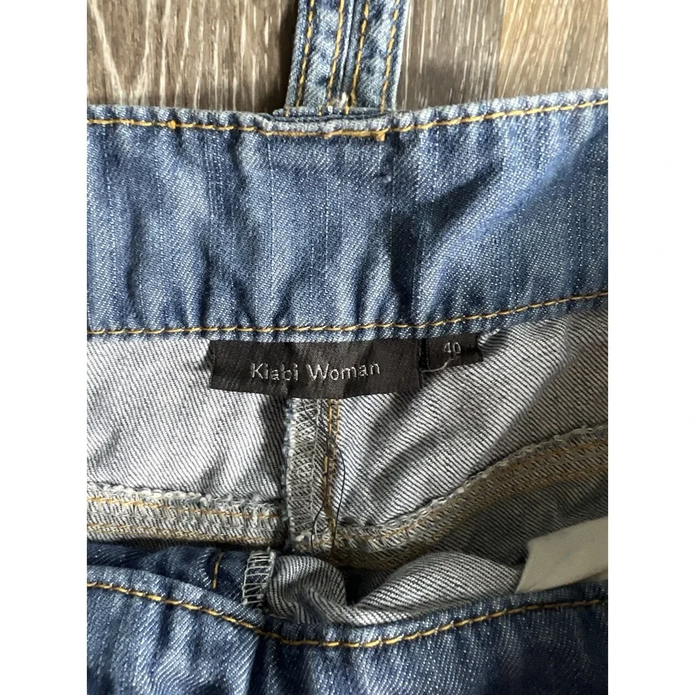 Kiabi‎ woman (size 40 France) Blue denim straight leg jeans jeans